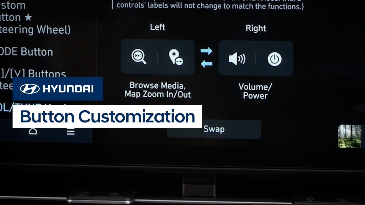 Using the Button Customization feature | Hyundai