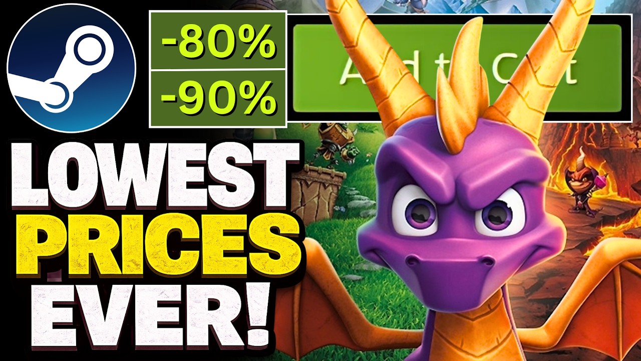 В Steam появились БЕЗУМНЫЕ скидки на игры! (до -90%)