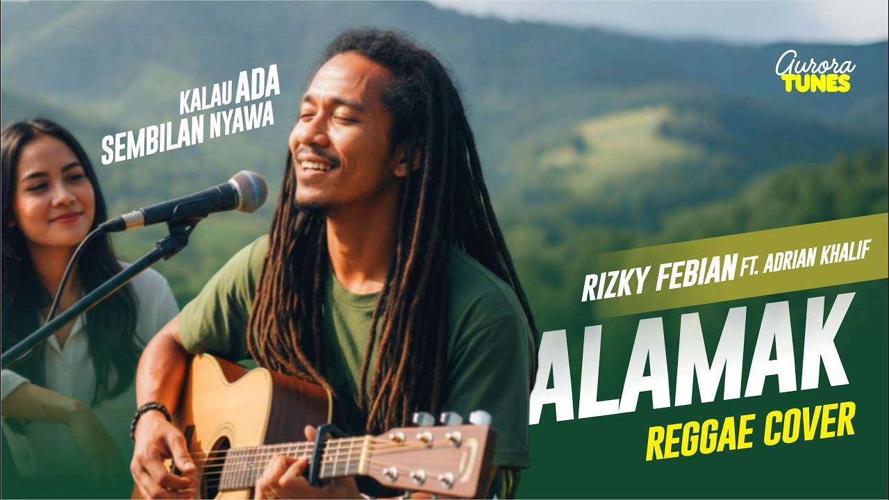 ALAMAK - RIZKY FEBIAN Ft. ADRIAN KHALIF || REGGAE VERSION (COVER AI)