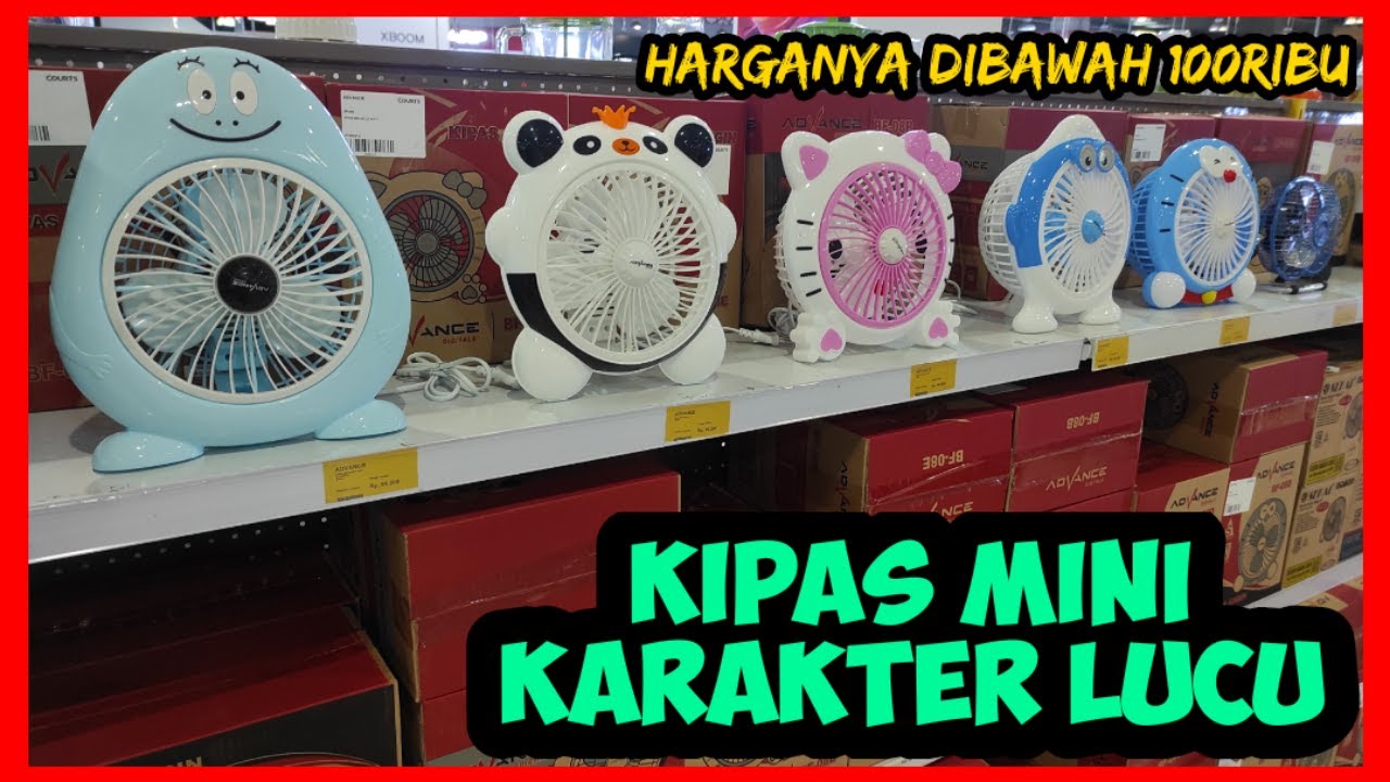 Kipas Angin Mini Murah Lucu Karakter 😍 | Daftar Harga kipas angin kecil
