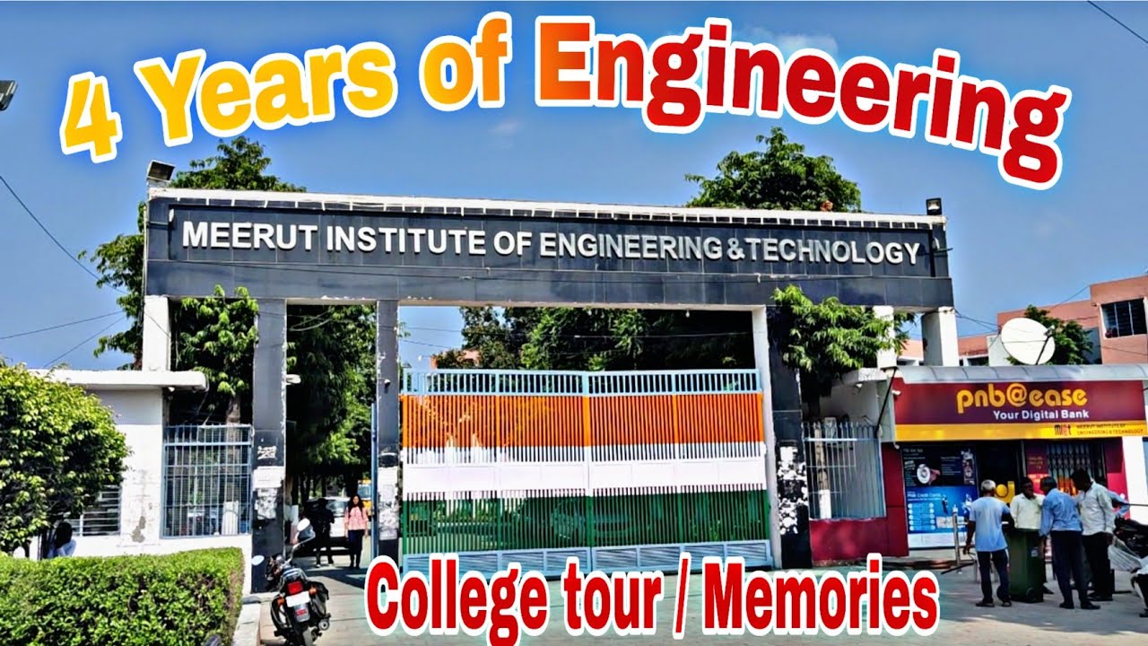 Engineering life memories and College tour | MIET Meerut #collegetour #memories