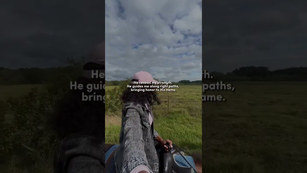 Going Horseback Riding 🐴 + Psalm 23 Reminder 🫶🏽