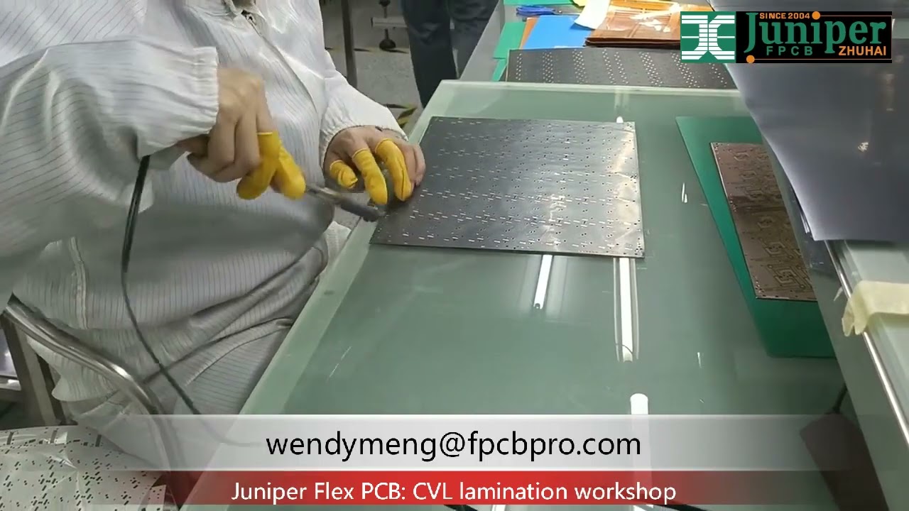 Manual CVL Lamination and Alignment for Flexible PCBs
