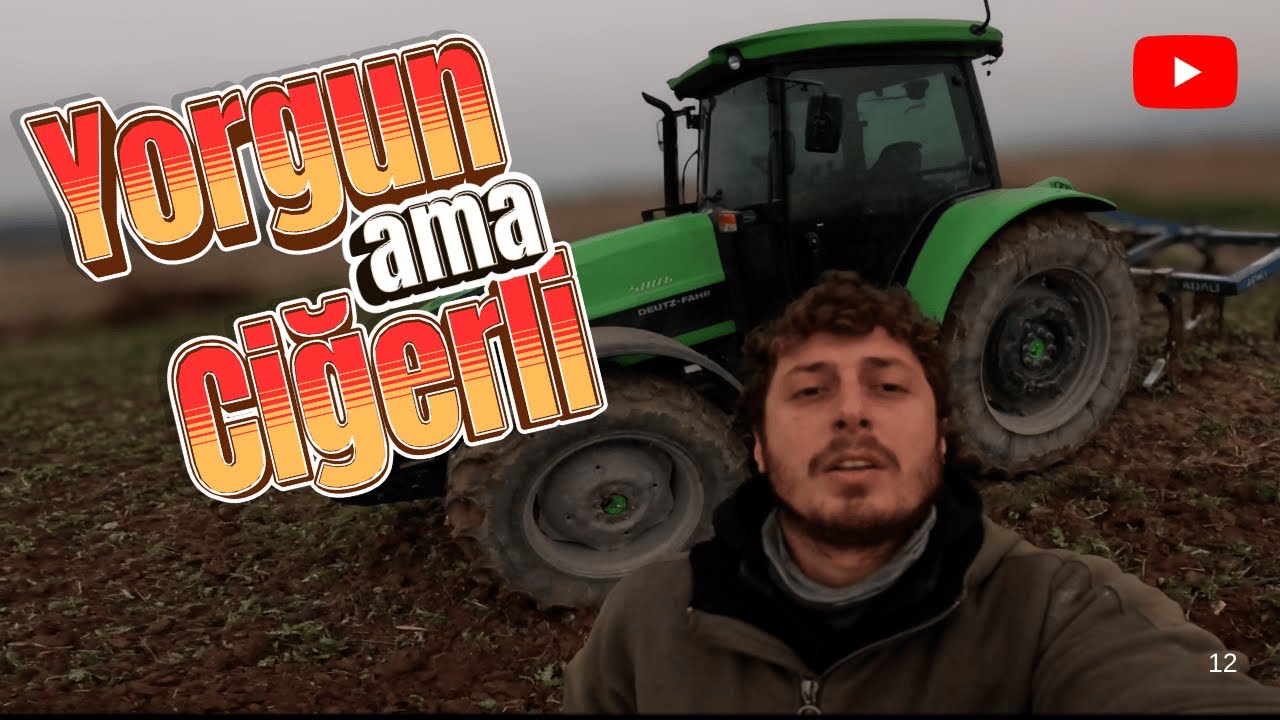 Deutz Fahr 5110G ile 9 bacaklı çizelge çekiyorum