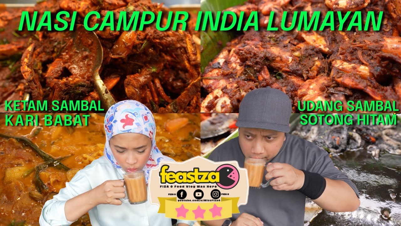 LAMB SHANK MASALA $12, KETAM SAMBAL $8 | NASI CAMPUR INDIA LUMAYAN | FEASTZA O