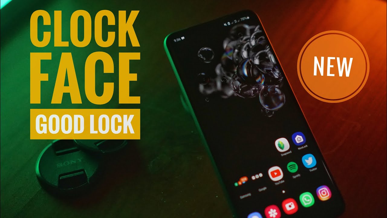 Clock Face | Good Lock | One UI 2.5 | Cara mudah mengubah tampilan jam
