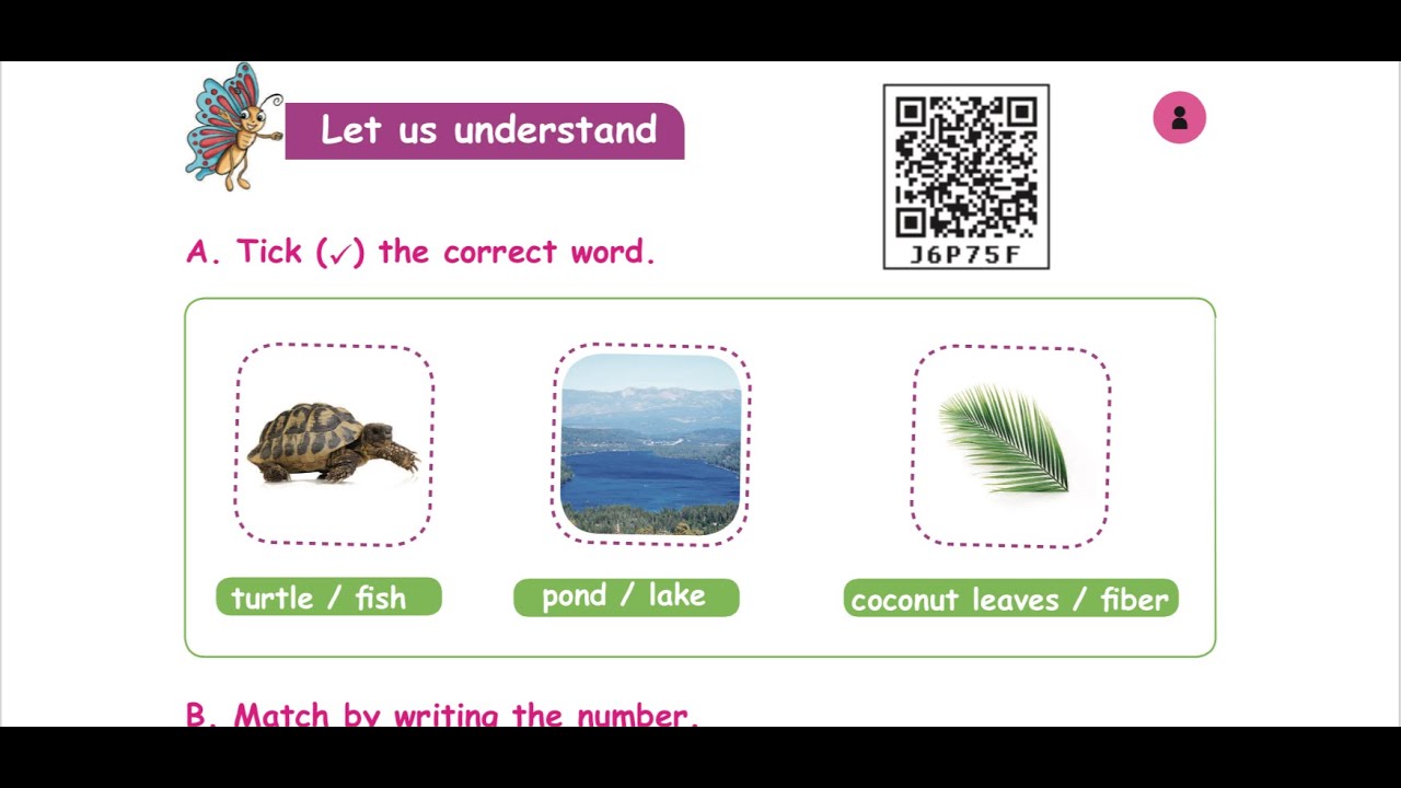 OUR LEAFY FRIENDS - UNIT 1  - TERM 3 - ENGLISH - 3RD STANDARD - Book Exercise