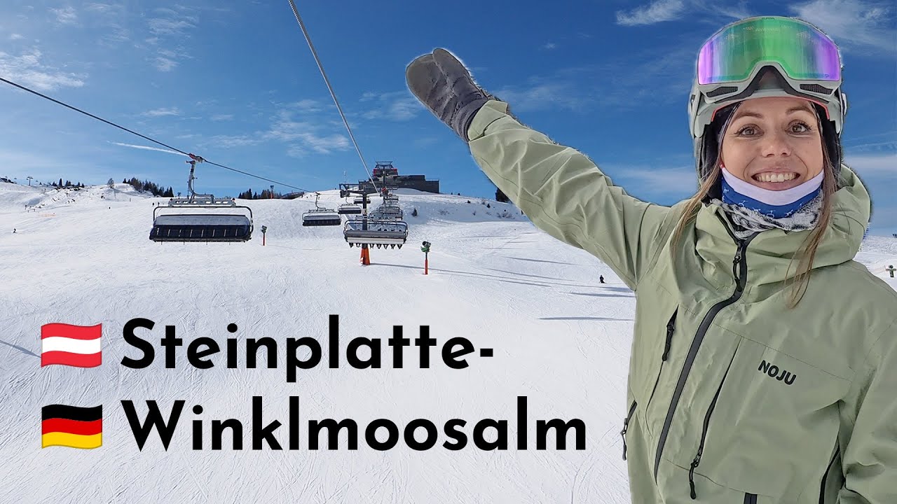 Längste Ski-Abfahrt von Österreich nach Deutschland: Steinplatte-Winklmoosalm
