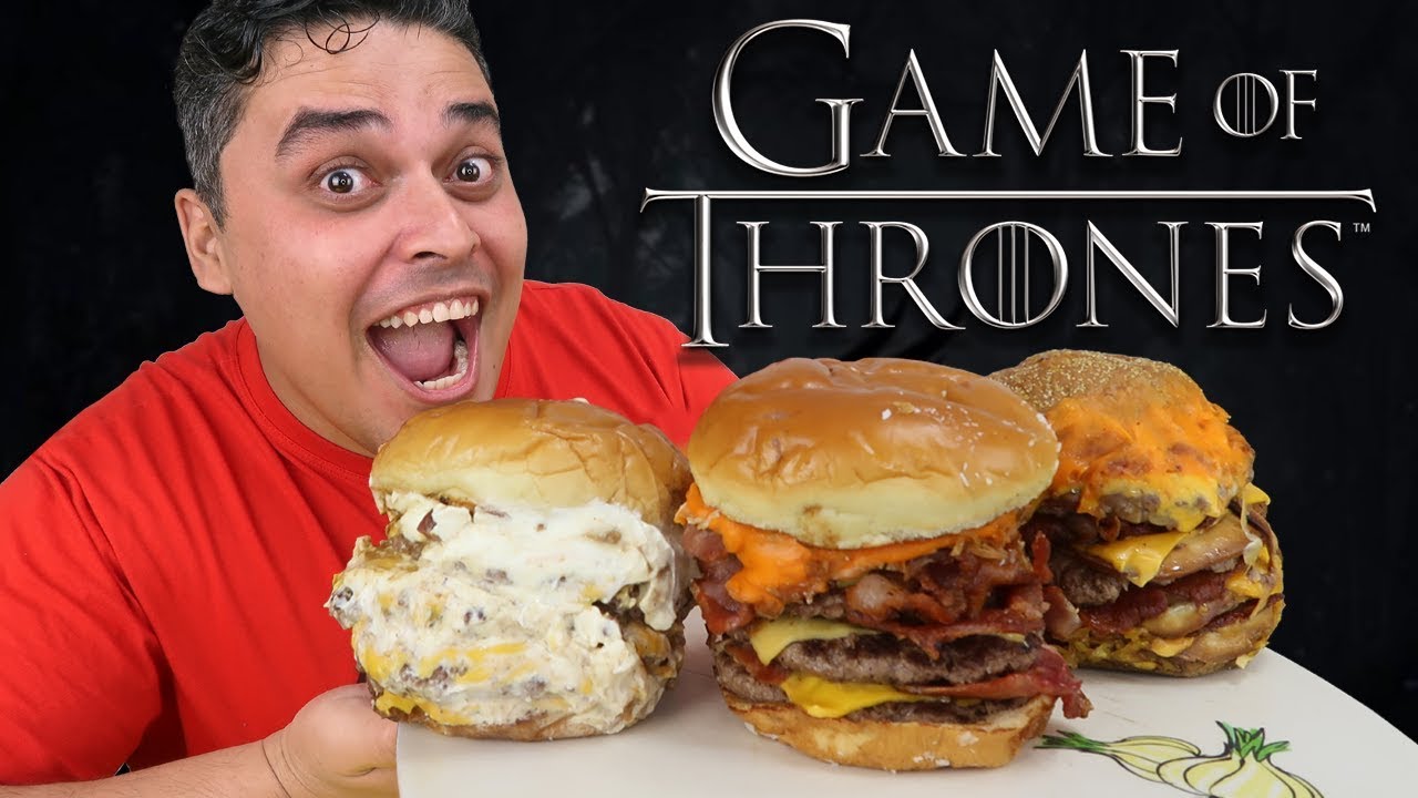 Os Sanduíches Gigantes do Game of Thrones - NIGHT KING, VISERION E JON SNOW