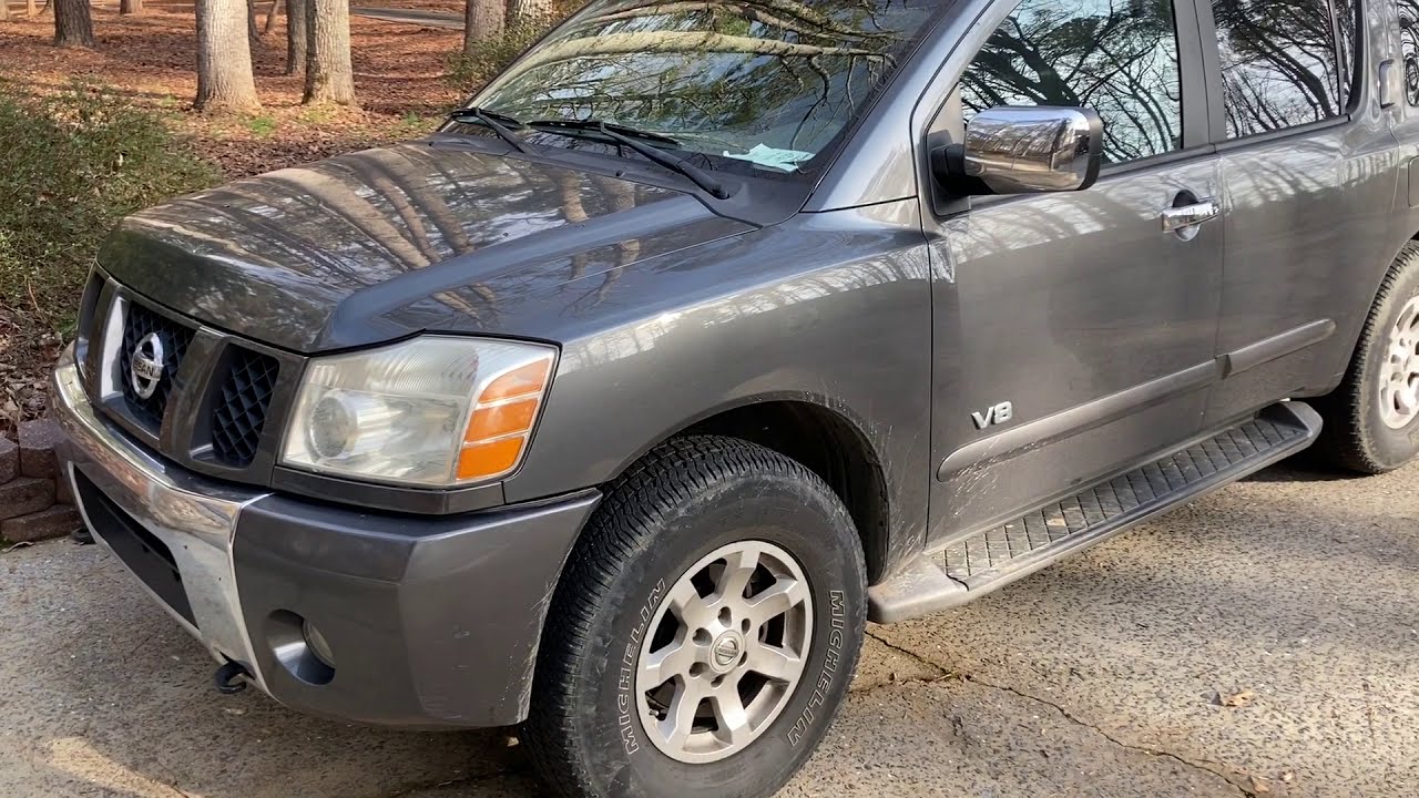 UpDaTe 2005 Nissan Armada SE внедорожный 5.6 V-8 полноприводный обзор от первого лица