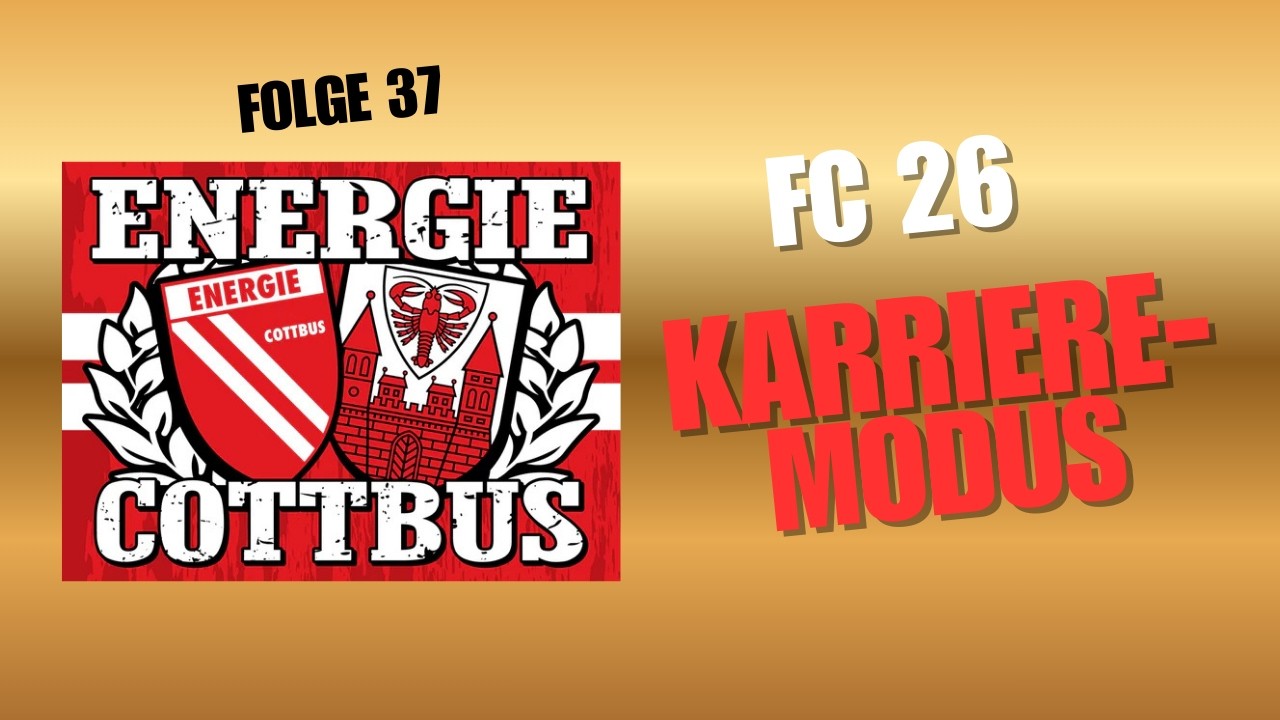FC26: FC Energie Cottbus Karriere -Tach Jesacht zum Rückrundenauftakt, geht es erfolgreich weiter?