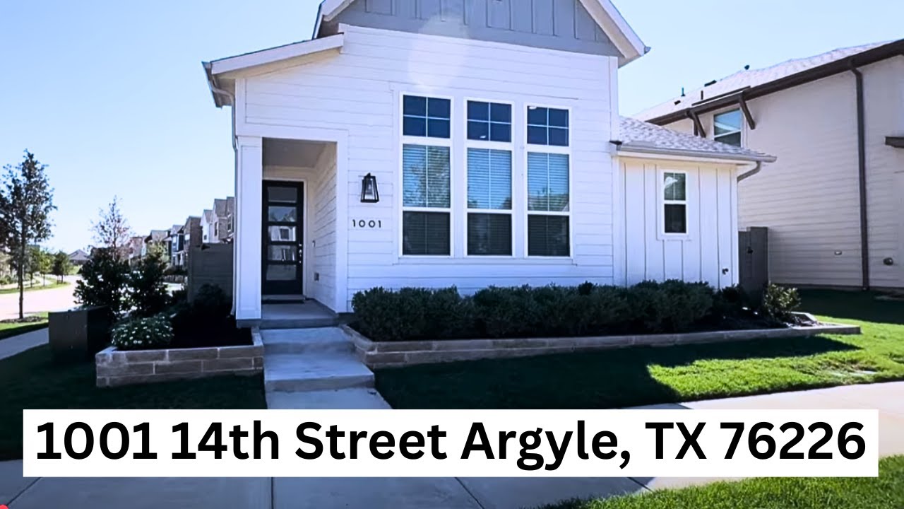 Touring a Stunning Low-Maintenance Home in Argyle, TX 76226 | 10001 14th Street Walkthrough