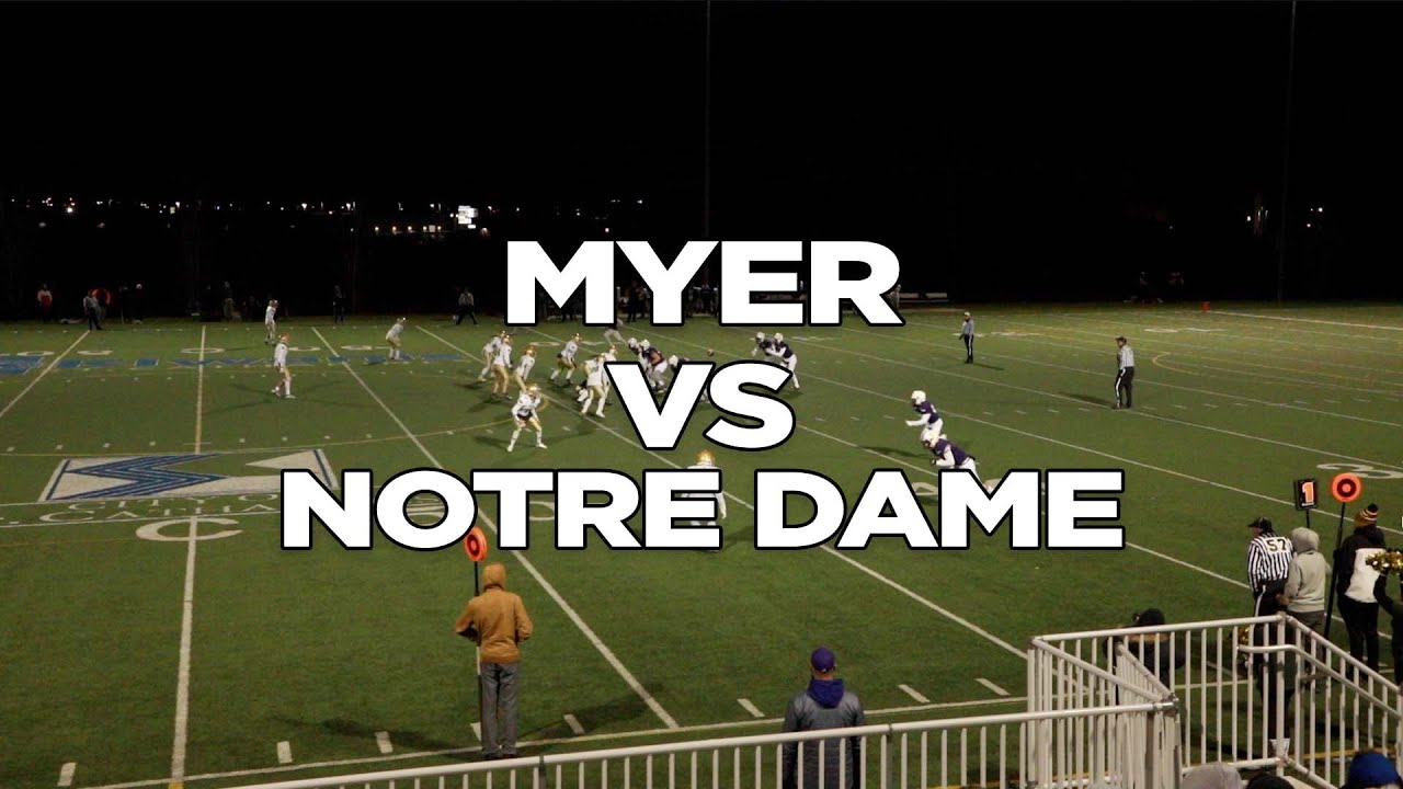 A.N. Myer vs Notre Dame [Senior Niagara Bowl Championship 2021]
