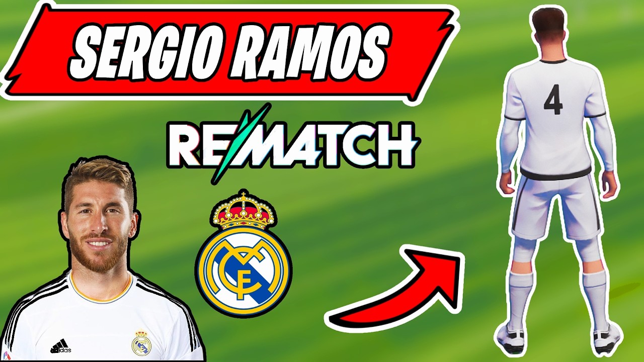 HOW TO MAKE SERGIO RAMOS IN REMATCH GAME (RMA KIT GUIDE)
