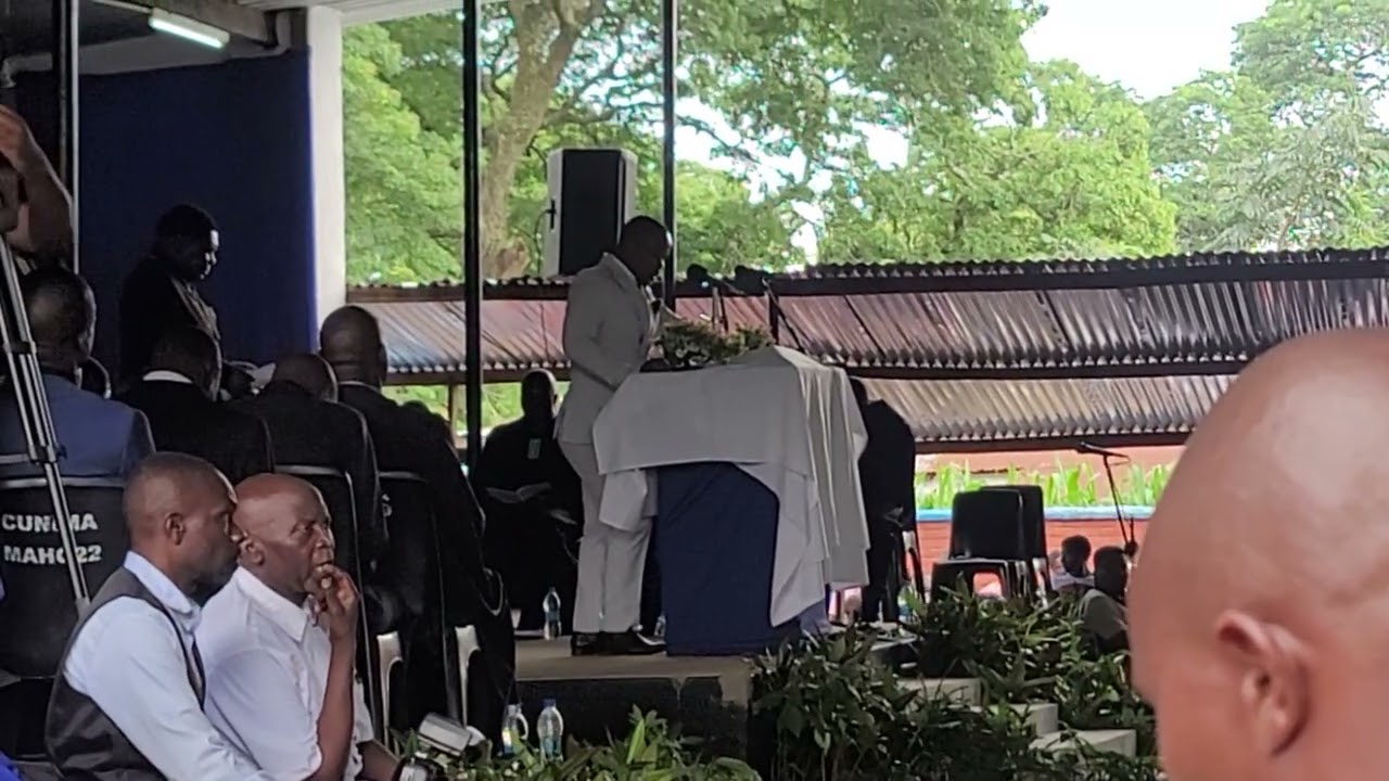 DR JOSHUAH PRAYING AT JOHN CHILEMBWE DAY