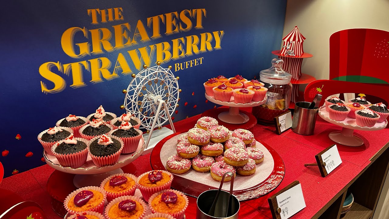 [Шведский стол с клубничными сладостями] 2026 ANA InterContinental Tokyo Клубничный буфет 🍓