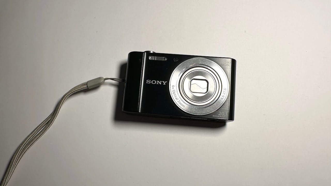 Sony Cyber-Shot DSC-W810 Digital Camera Unboxing