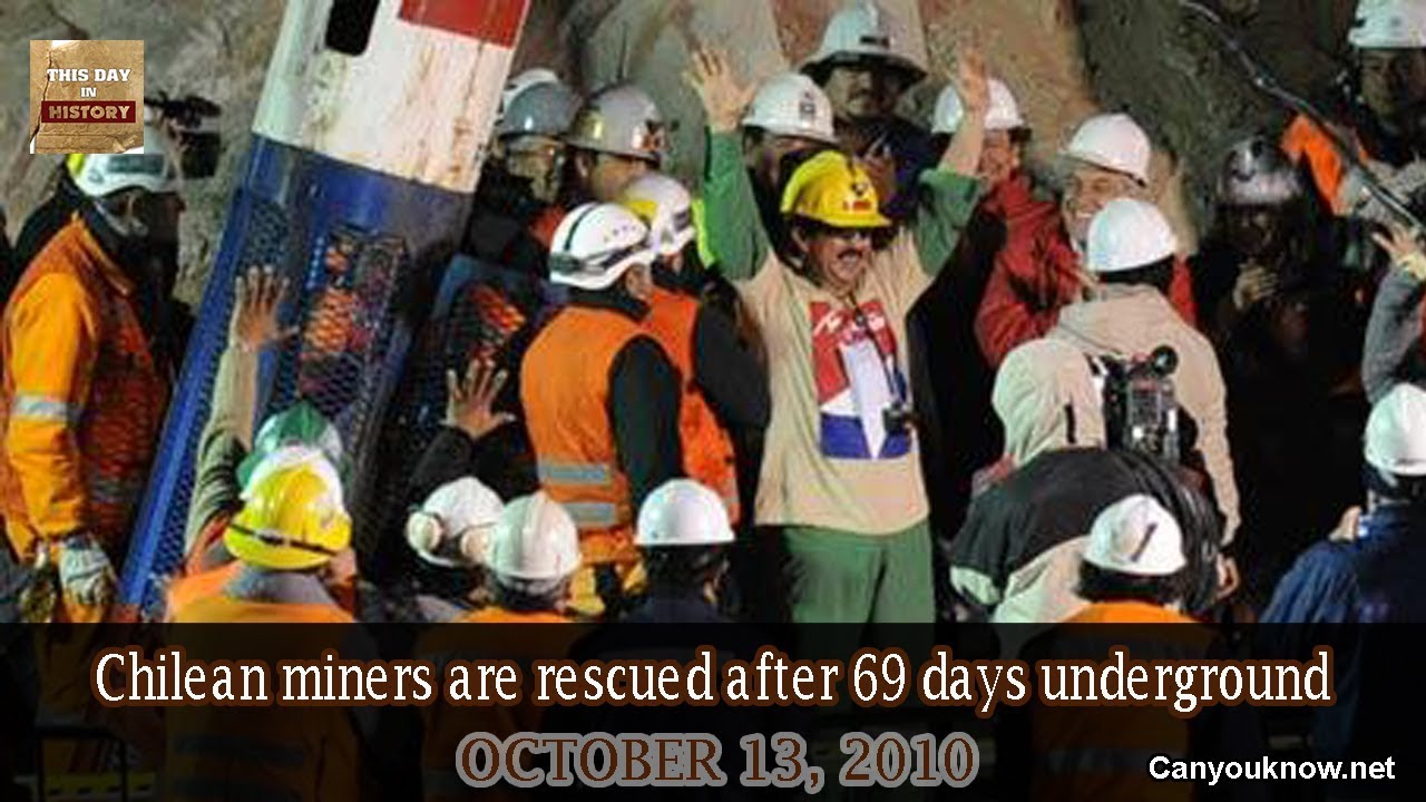Chilean miners are rescued after 69 days underground