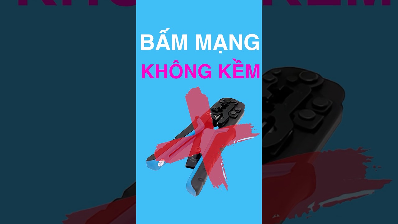 Bấm Đầu Mạng Kh&ocirc;ng D&ugrave;ng K&igrave;m  #rj45