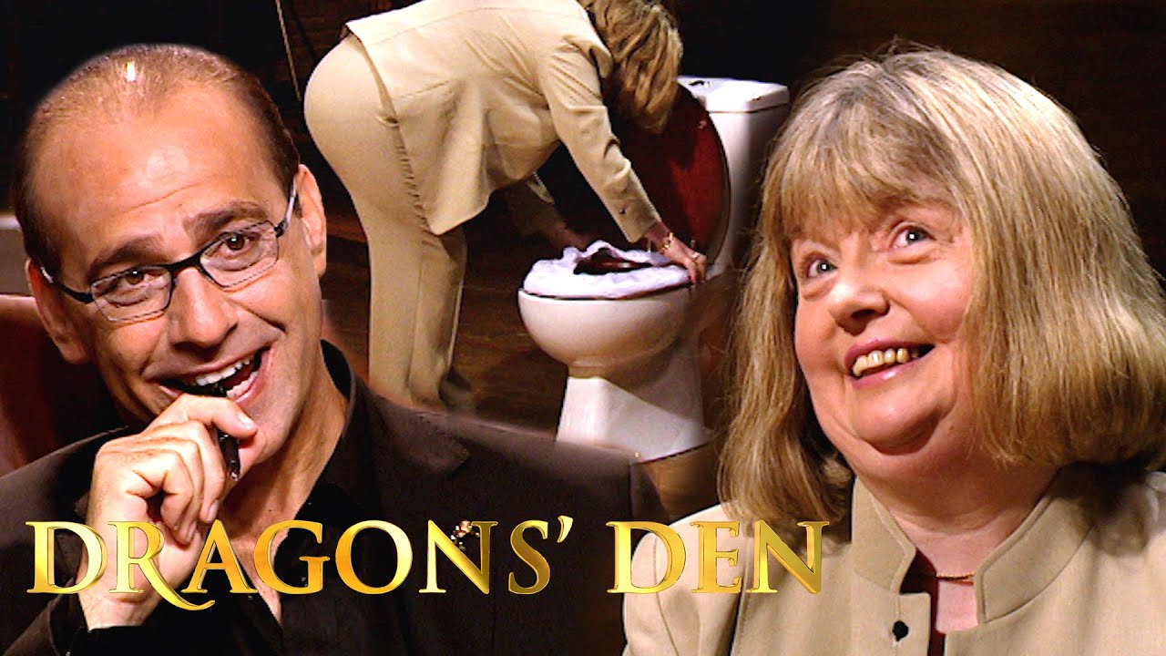 The Perfect Product For Disgusting Public Toilets | Dragons' Den