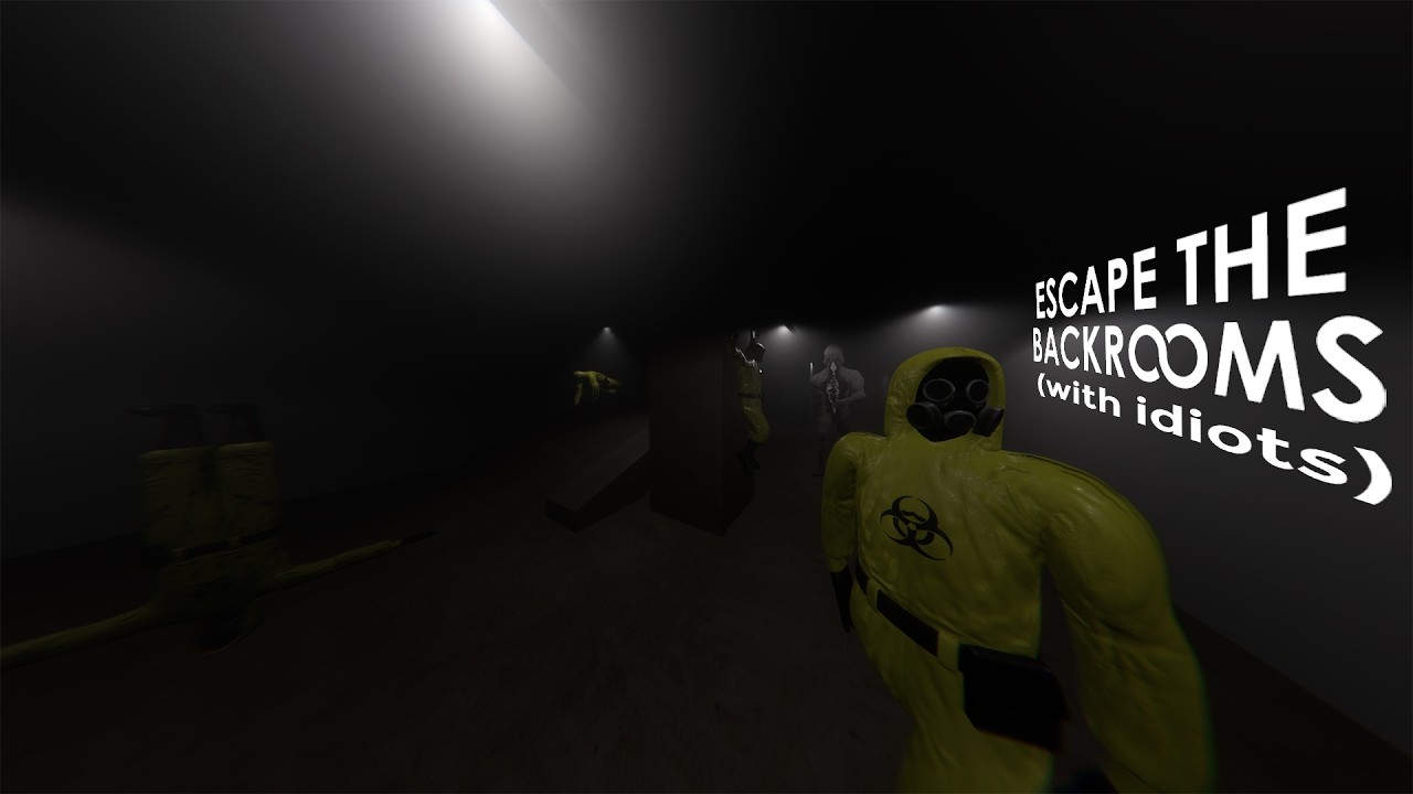 Me And Three IDIOTS Played Escape The Backrooms....