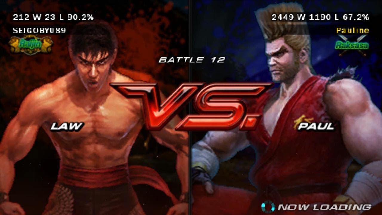 Tekken 6 Ghost Battle Marshall Law to Raijin