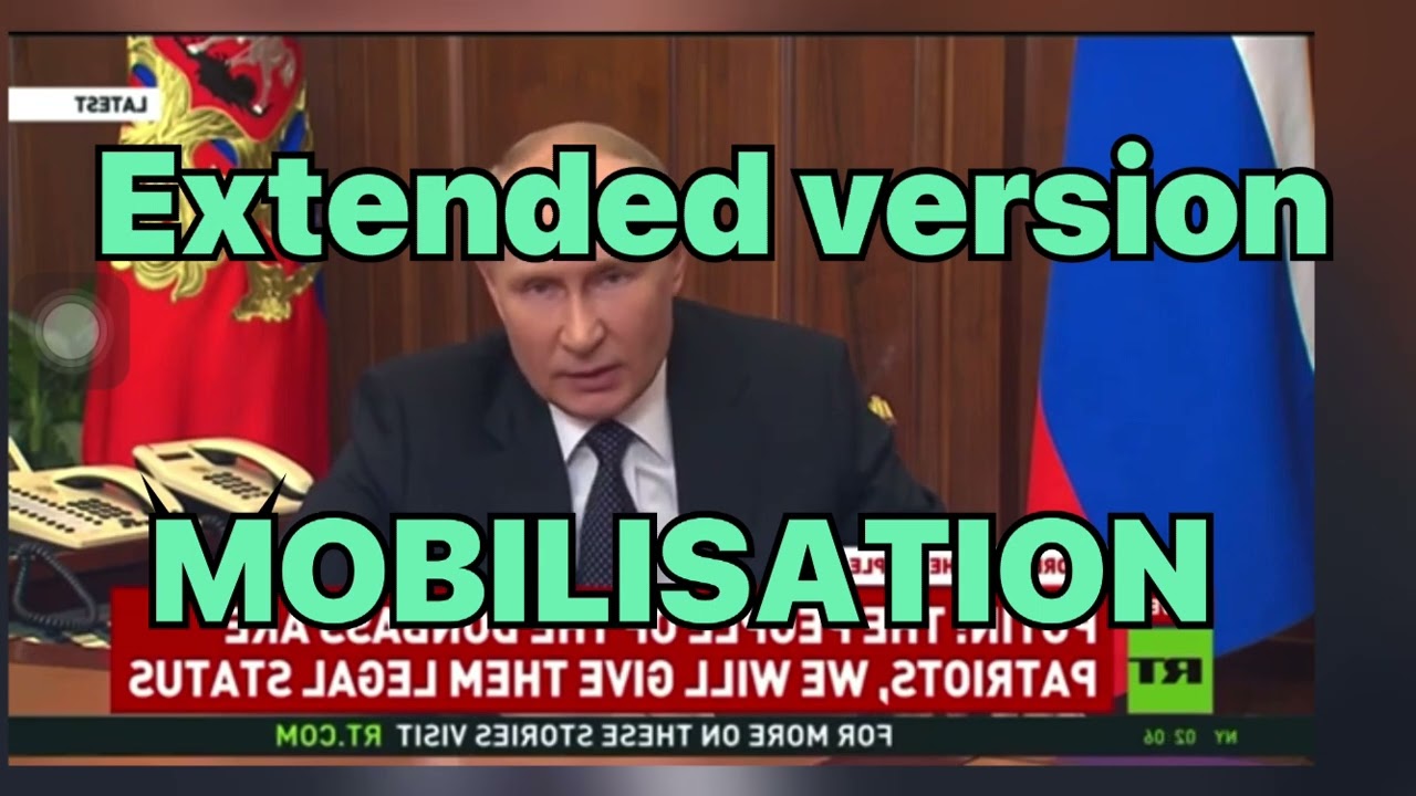 Putin Mobilisation Speech ENGLISH DUBBED