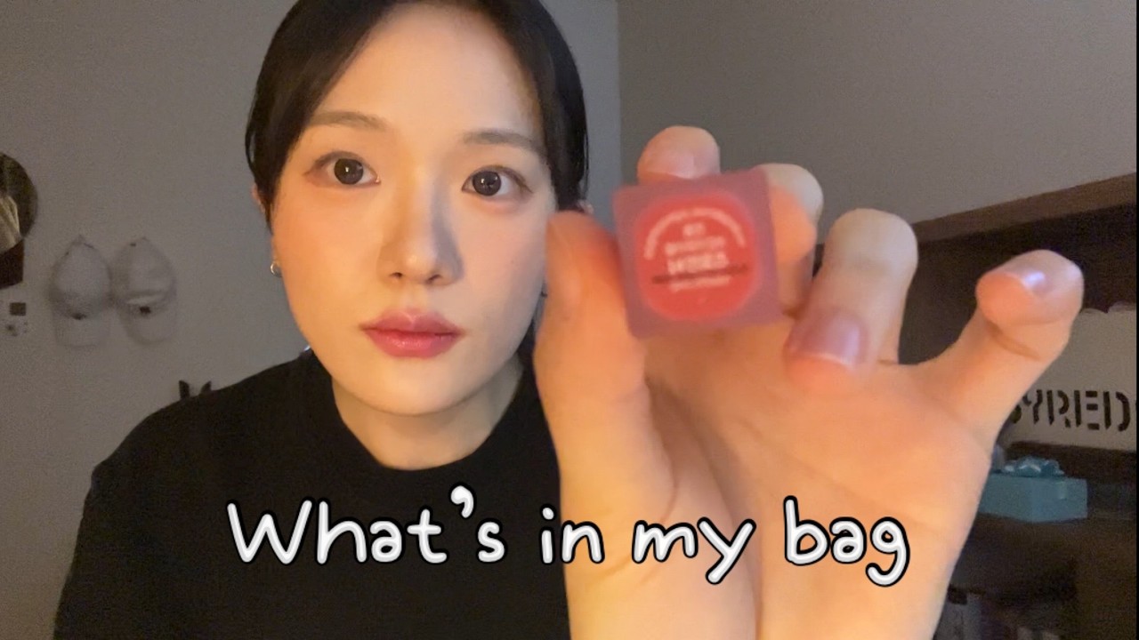 왓츠인마이백💄👜 ixus 빈티지카메라·파우치·화장품·핸드크림·what's in my bag
