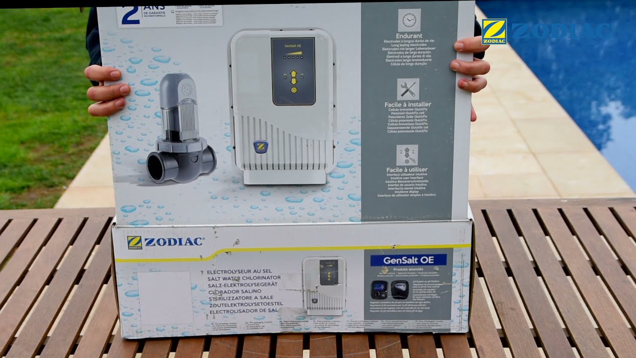 ÉLECTROLYSEUR AU SEL :  Installation et mise en service Gensalt OE