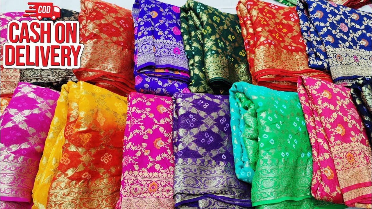🔥 Rajasthani Special Pure Banarasi Bandhani Ghatchola Sarees, #rajasthanisarees #banarasisaree