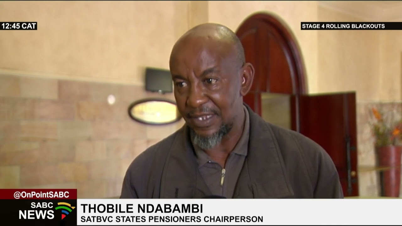 Apartheid workers pension funds issue from before 1996 still unresolved