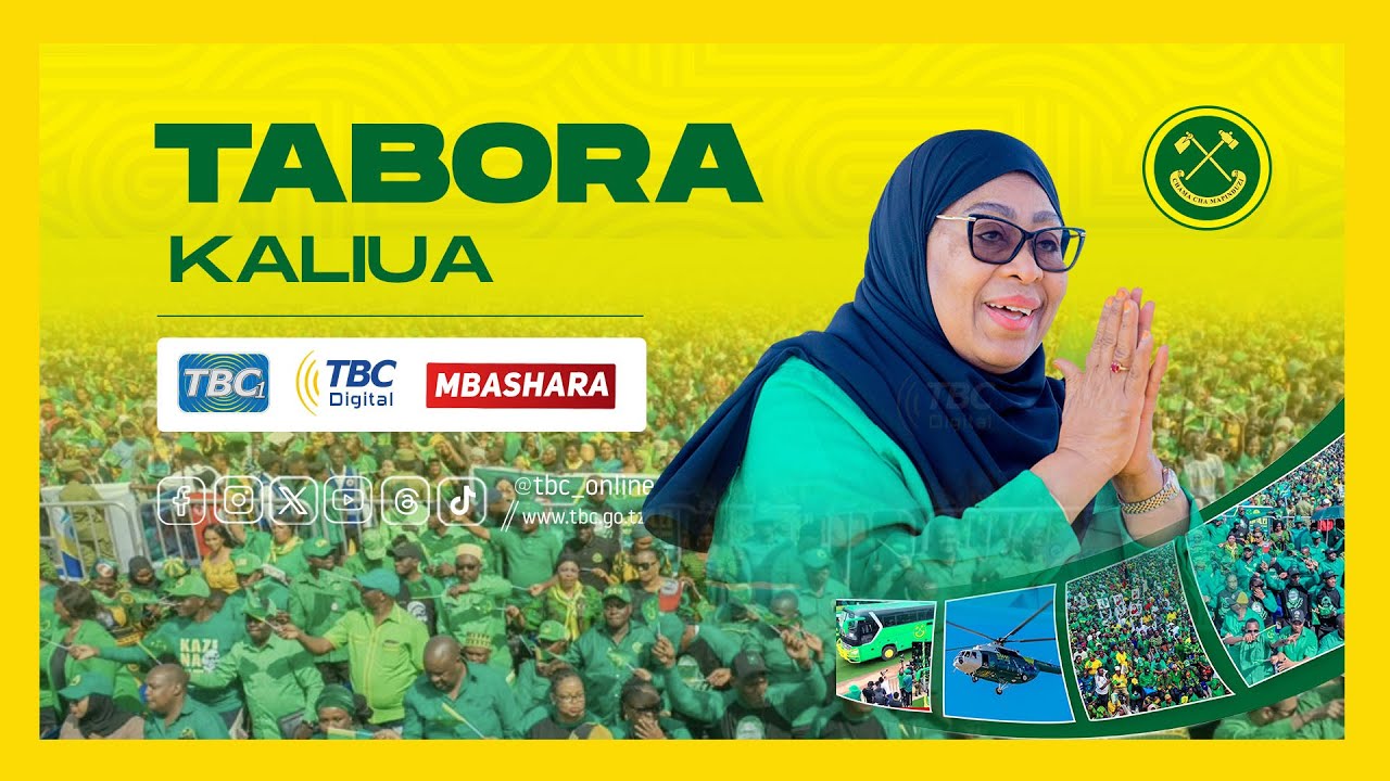 🔴#TBCLIVE: MKUTANO WA KAMPENI ZA MGOMBEA URAIS CCM - KALIUA, TABORA