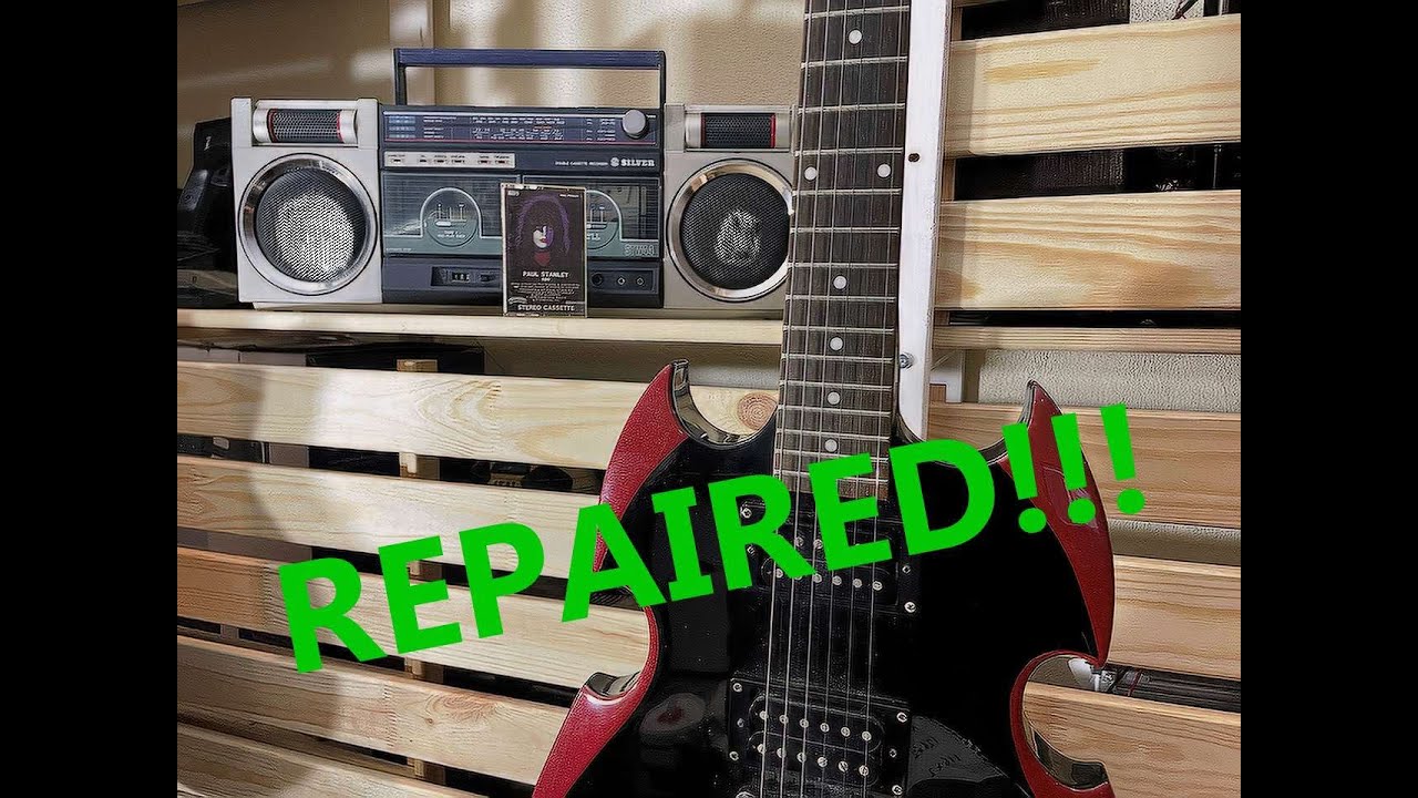 KISS of Life for a Retro Boom Box: Dual Cassette Deck Belt Replacement Repair