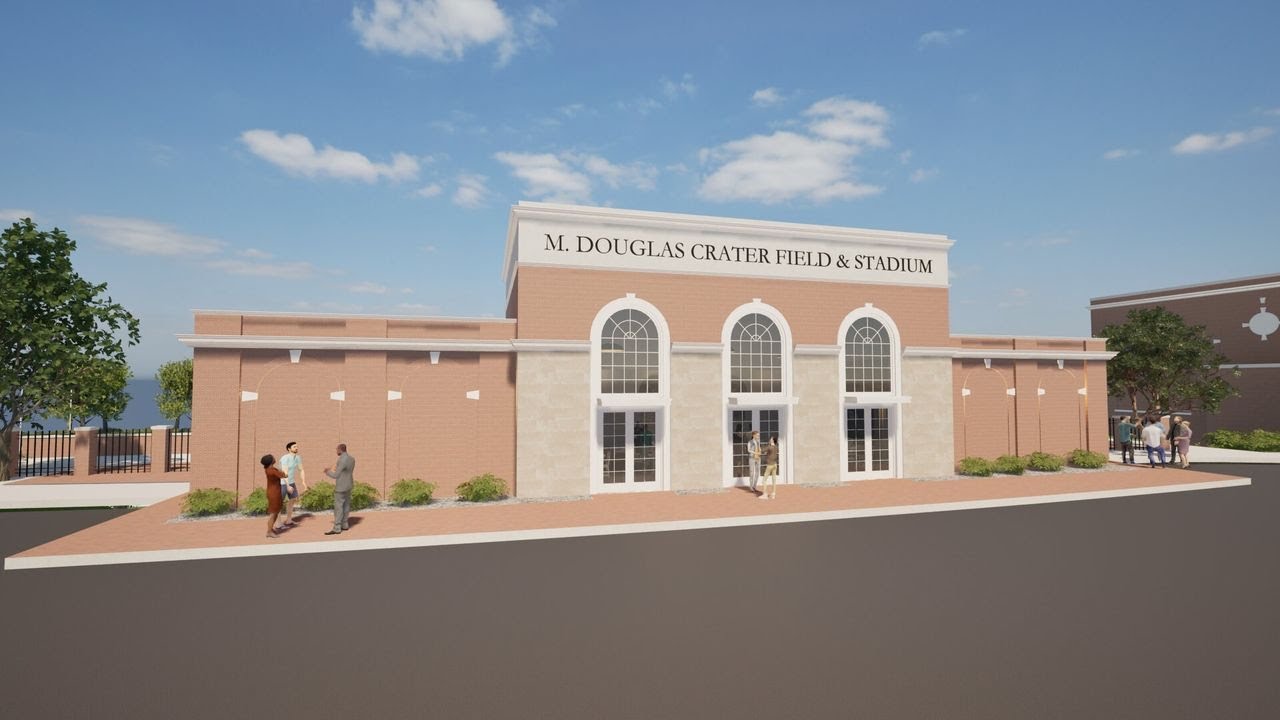 R.J. Reynolds M. Douglas Crater Field And Stadium Starting To Take Shape On Campus