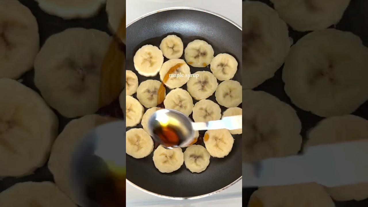 Easy Dessert Idea: Caramelized Bananas #vegan #veganrecipe #glutenfree #dessert #easydessert