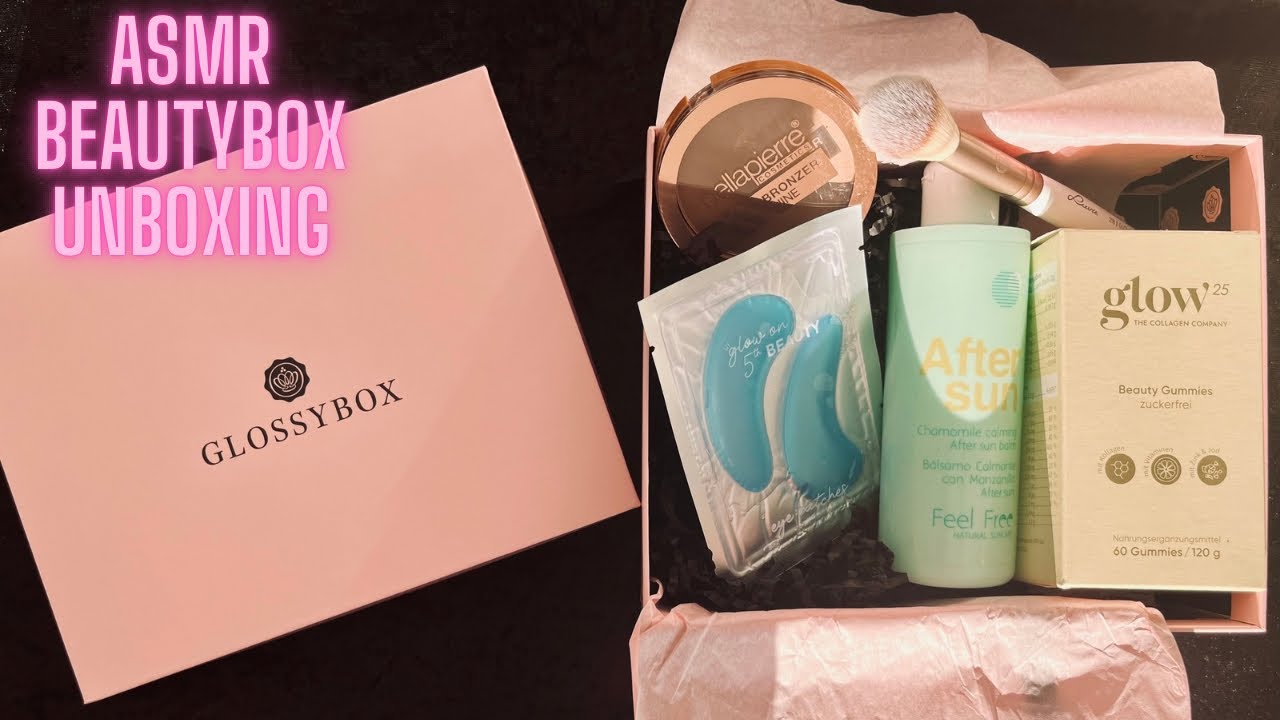 ASMR UNBOXING von meinem letzten Geburtstagsgeschenk: BEAUTYBOX GLOSSYBOX UNBOXING | deutsch/german