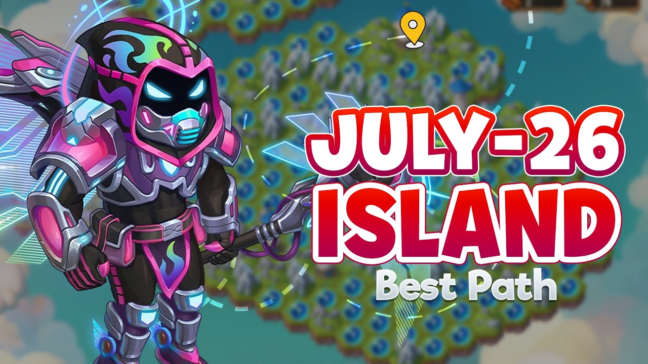 Hero Wars July Mysterious Island Guide | Best Path, All Rewards & Lowest Cost