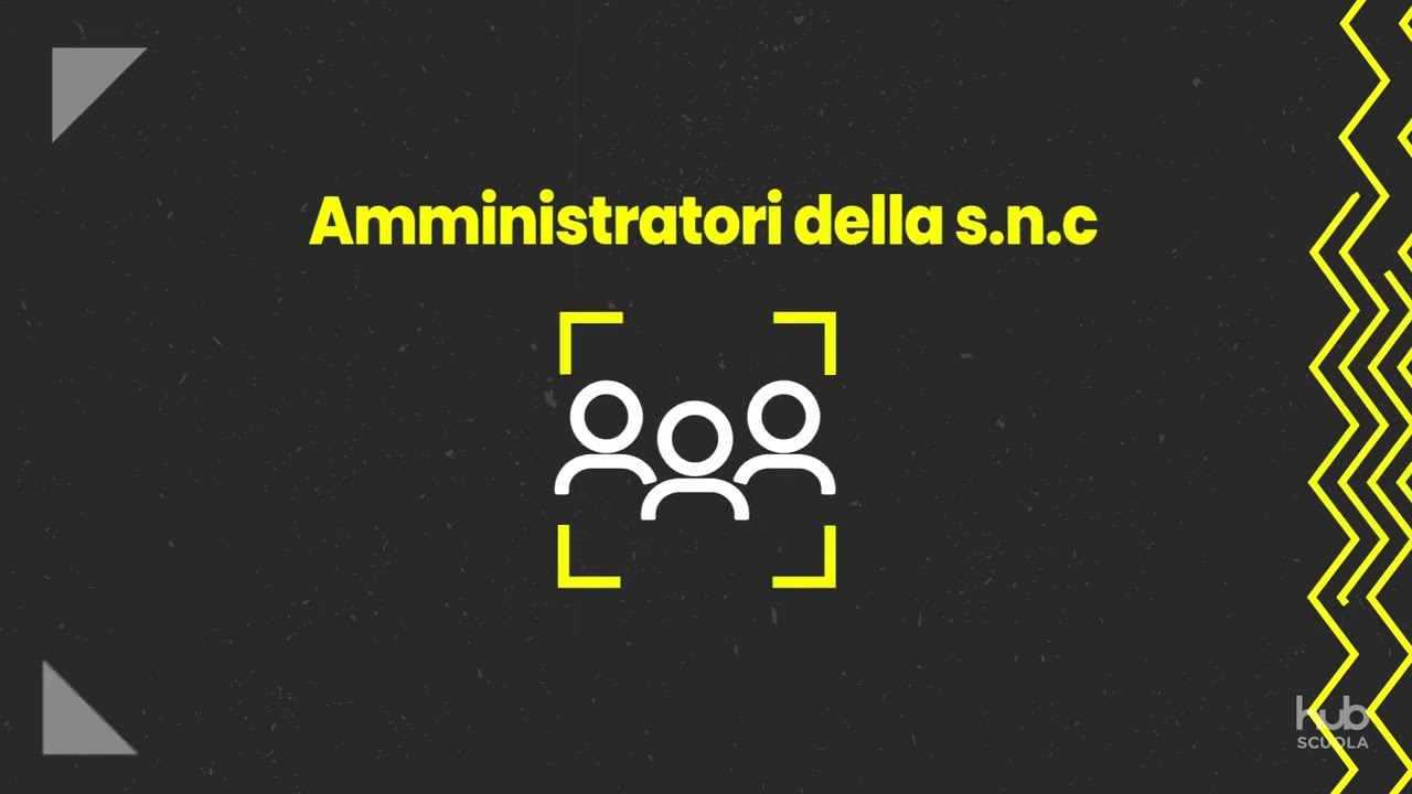 Video - La società in nome collettivo e la società in accomandita semplice