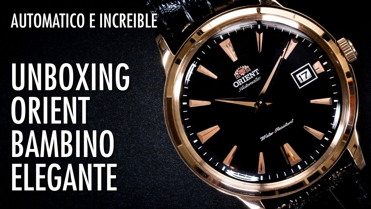 Unboxing Orient Bambino FAC00001B Reloj Automático de Vestir Elegante en Español