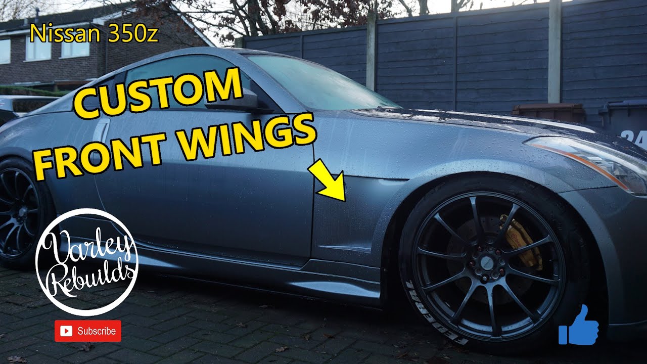 Replacing the front wings / fenders on the 350z.