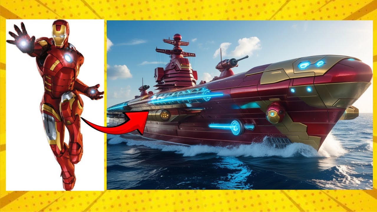 AVENGERS TRANSFORM TO WARSHIP 🔥 All Characters (marvel & DC) 2025