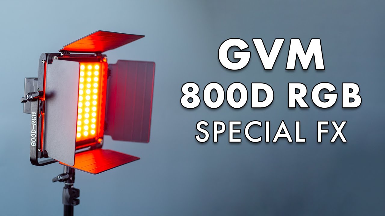 GVM 800D RGB LED Panel | In-Depth Testing and Effects Demos