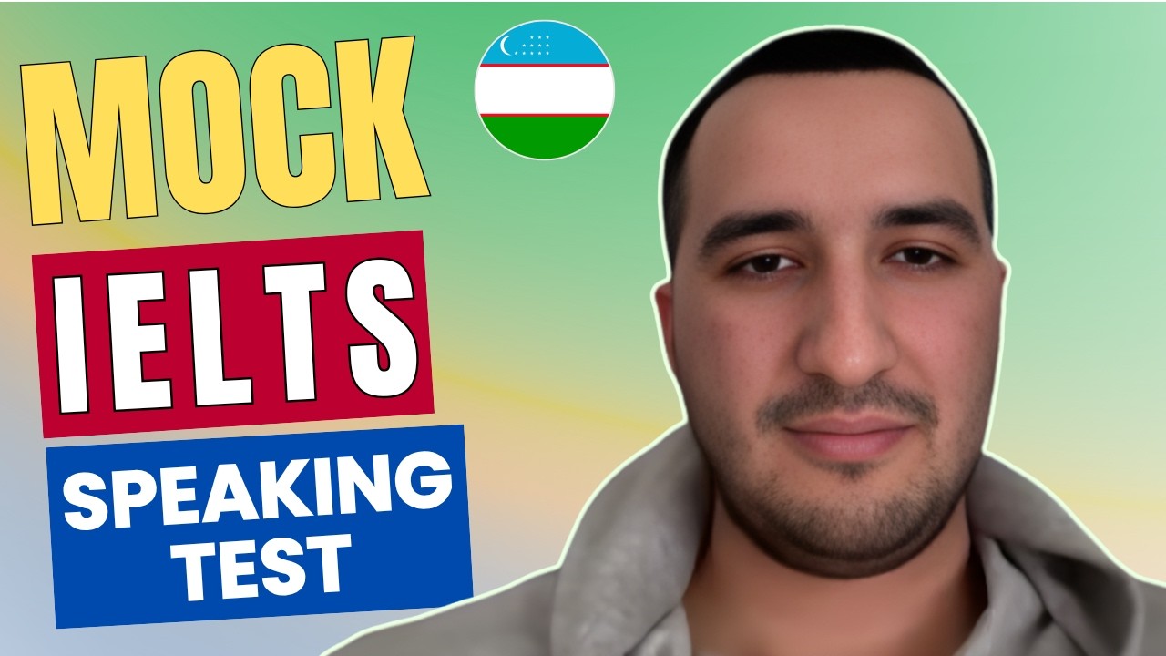 IELTS speaking test - Jasur (Uzbekistan) 🇺🇿