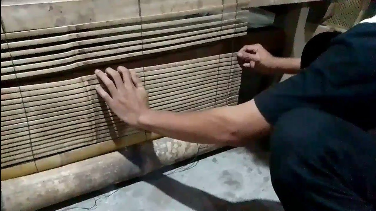 MAKING BAMBOO BLIND || MEMBUAT TIRAI BAMBU