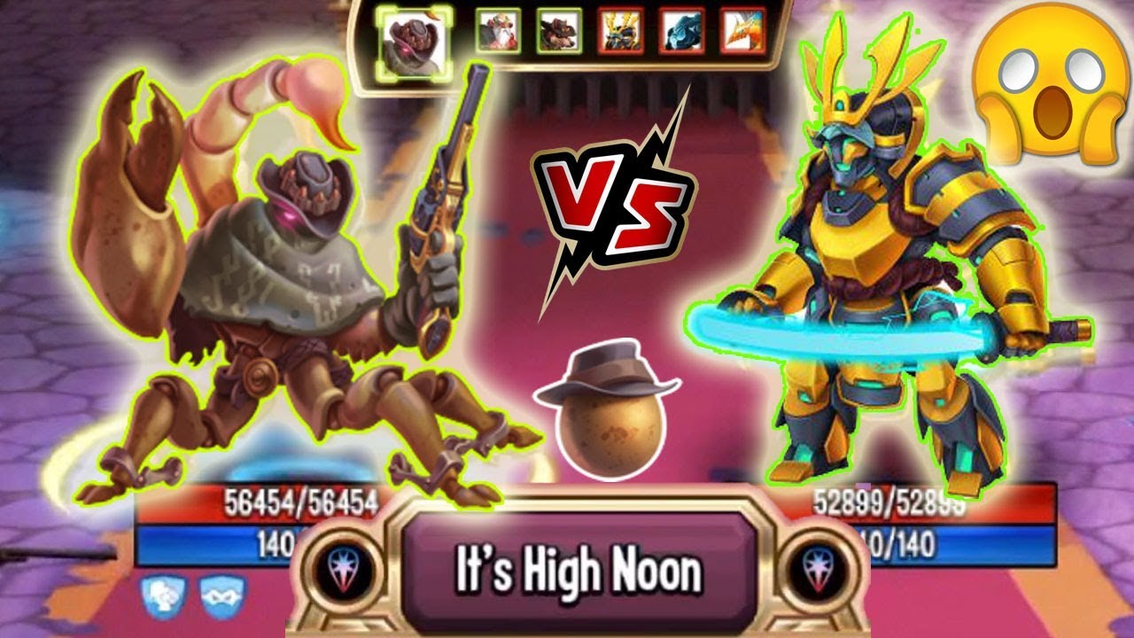 Monster Legends Sting WestClaw level 130 vs Toshiro review combat