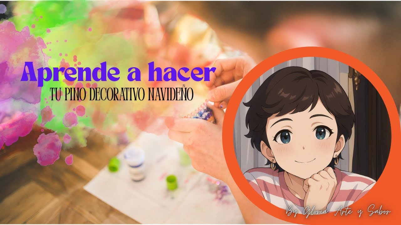 Manualidades Navideñas con Porcelana Fría | Pino Decorativo Hecho a Mano
