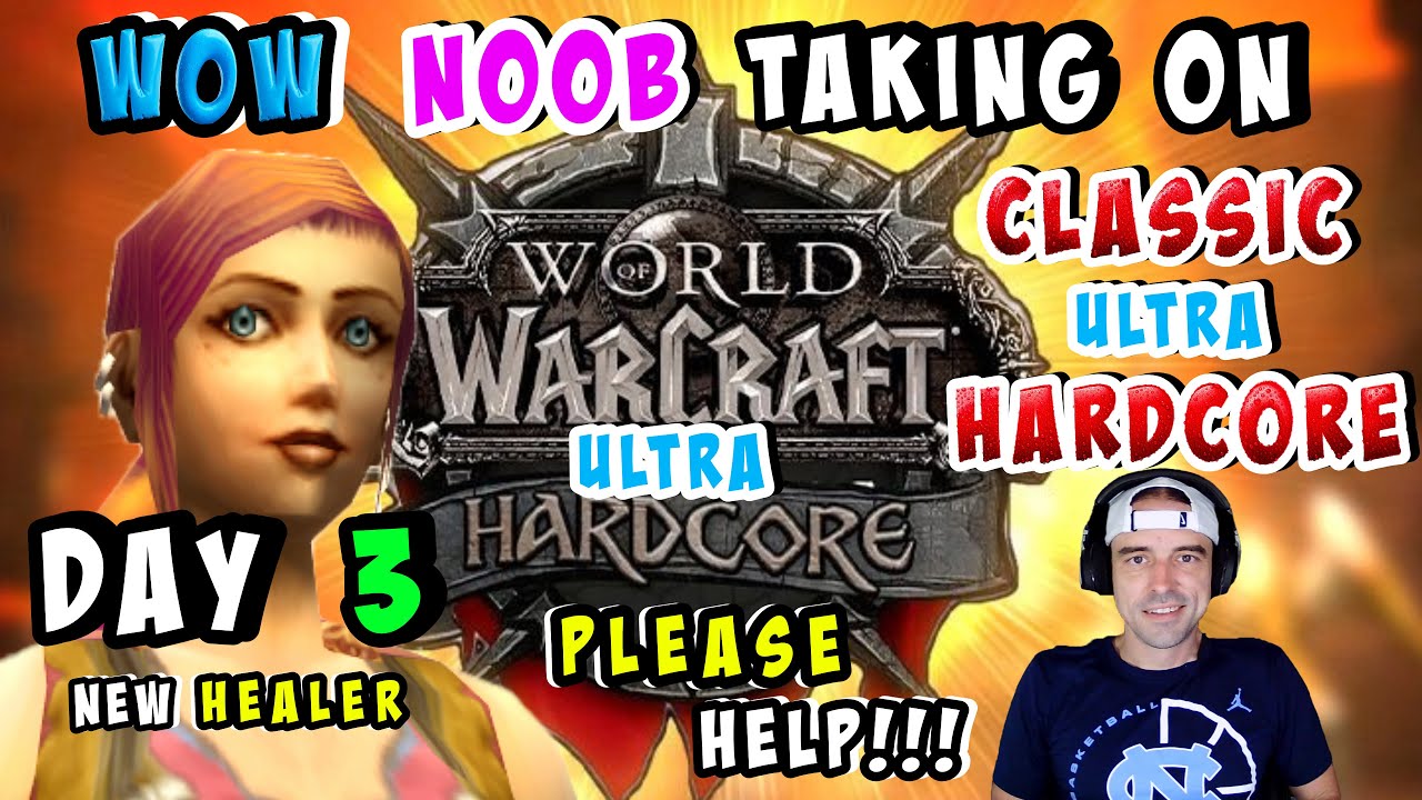 🔴LIVE VERTICAL - CLASSIC WOW NOOB TRIES ULTRA HARDCORE DAY 3 - NEW DRUID HEALER - COME HELP!