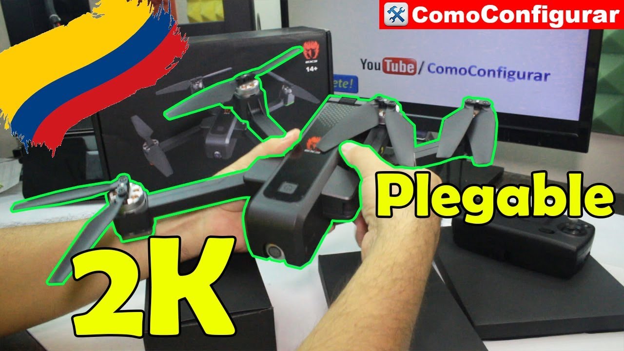 Drone con Brazos plegables Camara 2k en Colombia - Eachine EX3 Español