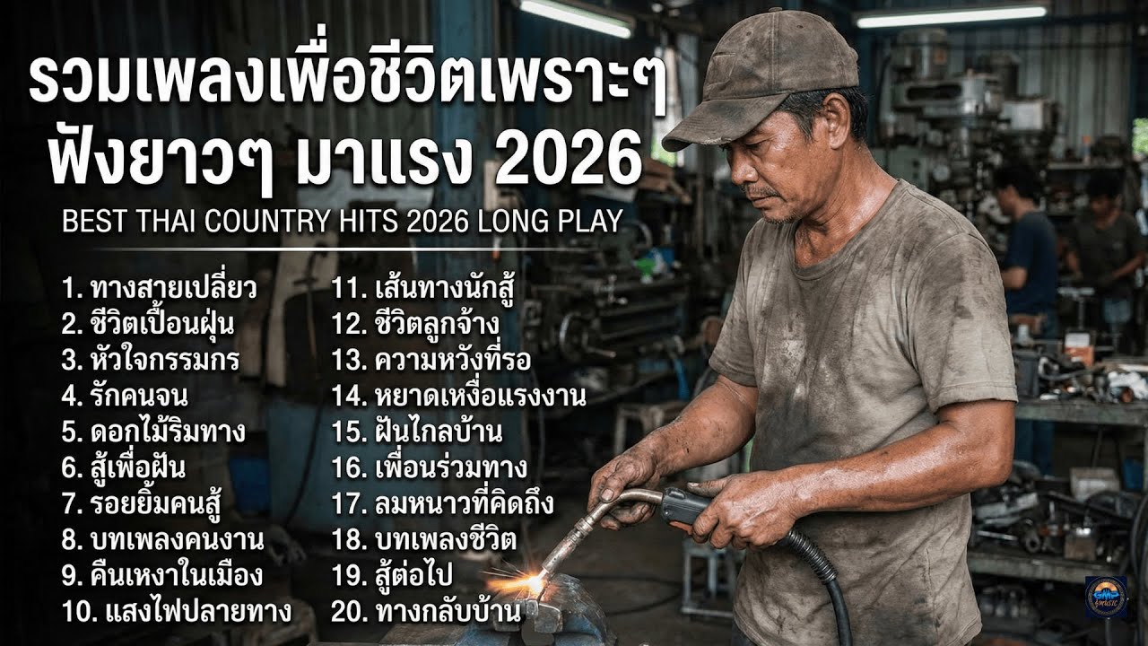 รวมเพลงเพื่อชีวิต 2026 เสียงกีตาร์กับชีวิต ฟังยาวๆ | Thai Acoustic Folk Life Music