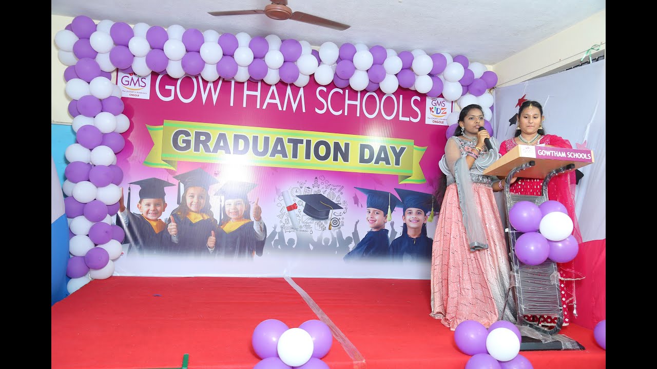 🎓 UKG Graduation Day Celebrations 2025 | Court Center Branch | Gowtham Schools Ongole